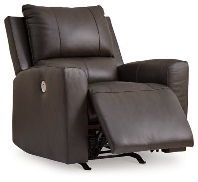 Boxmere Power Recliner - Dark Brown Reclining Chair modern furniture Contempo Furniture