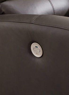 Boxmere Power Recliner - Dark Brown Reclining Chair modern furniture Contempo Furniture