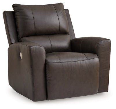 Boxmere Power Recliner - Dark Brown Reclining Chair modern furniture Contempo Furniture