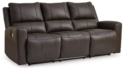 Boxmere Power Reclining Sofa - Dark Brown Power Reclining Sofa modern furniture Contempo Furniture