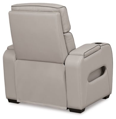 Boyington Power Recliner - Gray Reclining Chair modern furniture Contempo Furniture