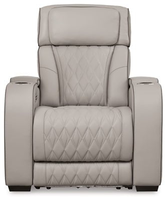 Boyington Power Recliner - Gray | Ashley Furniture