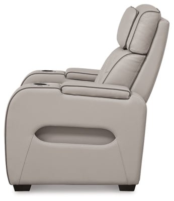 Boyington Power Recliner - Gray Reclining Chair modern furniture Contempo Furniture