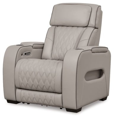 Boyington Power Recliner - Gray Reclining Chair modern furniture Contempo Furniture