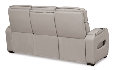 Boyington Power Reclining Sofa - Gray Reclining Sofa modern furniture Contempo Furniture