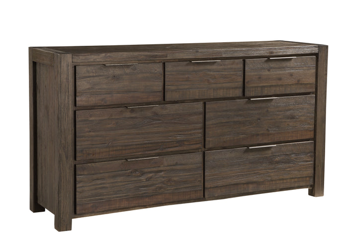 Modus Furniture 8Lf282A Savanna Seven Drawer Solid Wood Dresser In Coffee Bean 2024