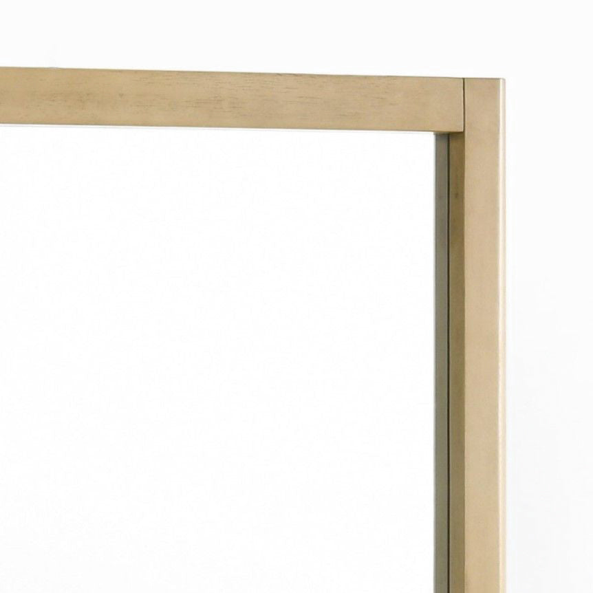 Santa Monica - Modern Natural Oak Square Mirror