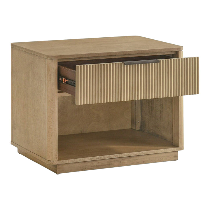 Santa Monica - Modern Natural Oak Nightstand