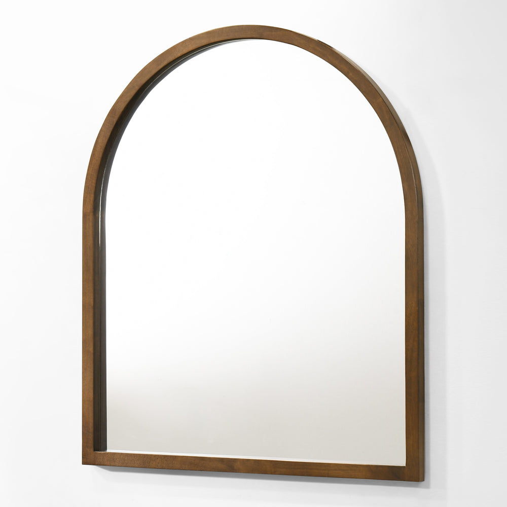 Emilio - Modern Walnut Mirror - View 3