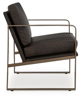 Bradett Accent Chair - Dark Brown Accent Chair modern furniture Contempo Furniture