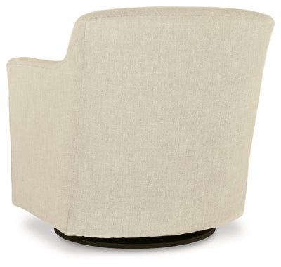 Bradney Swivel Accent Chair - Beige Swivel Chair modern furniture Contempo Furniture