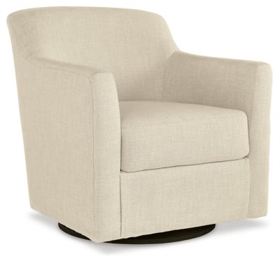 Bradney Swivel Accent Chair - Beige | Ashley Furniture