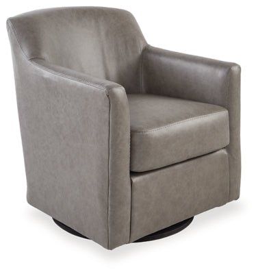 Bradney Swivel Accent Chair - Dark Gray | Ashley Furniture
