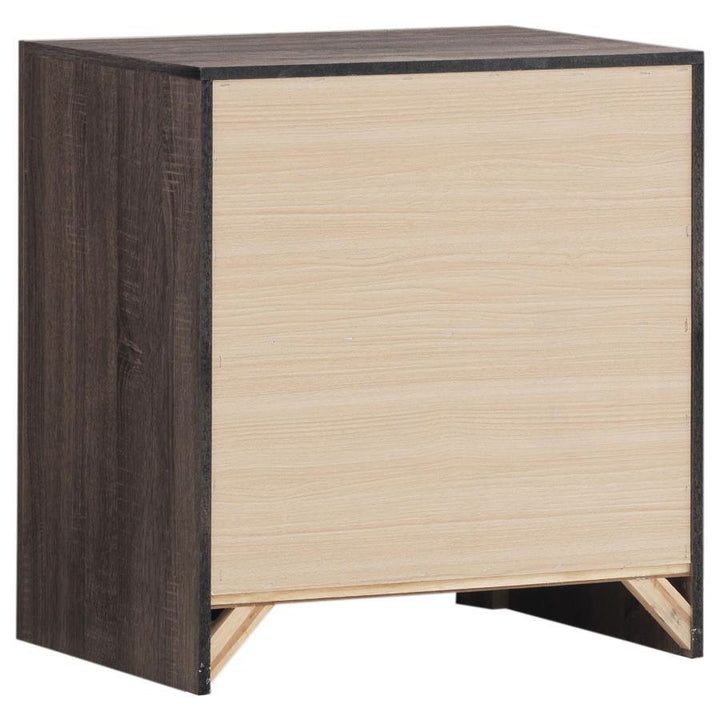 Brantford - 2 - Drawer Nightstand - Barrel Oak Accent Nightstand modern furniture Contempo Furniture