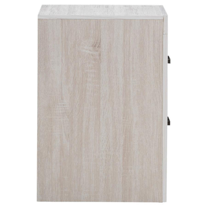 Brantford - 2 - Drawer Nightstand - Coastal White Accent Nightstand modern furniture Contempo Furniture