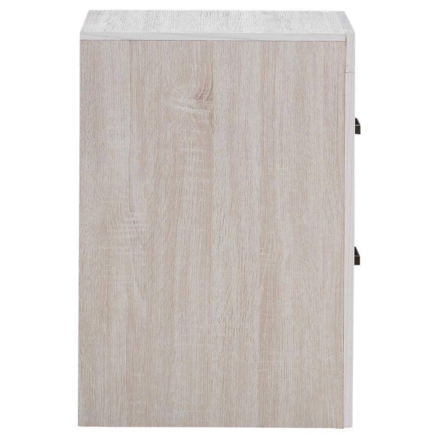 Brantford - 2 - Drawer Nightstand - Coastal White Accent Nightstand modern furniture Contempo Furniture