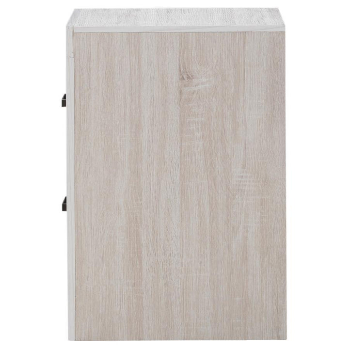 Brantford - 2 - Drawer Nightstand - Coastal White Accent Nightstand modern furniture Contempo Furniture