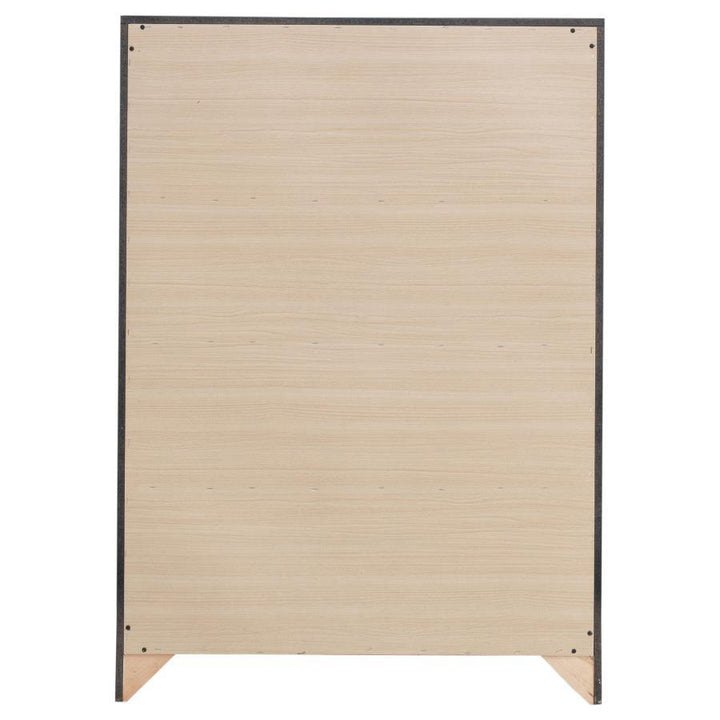 Brantford - 4 - Drawer Bedroom Chest - Barrel Oak Accent Chest modern furniture Contempo Furniture