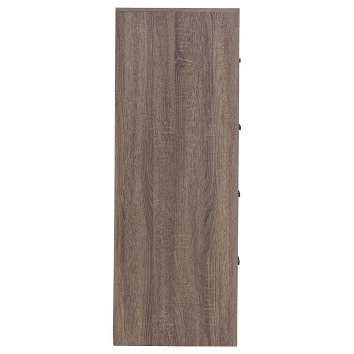 Brantford - 4 - Drawer Bedroom Chest - Barrel Oak Accent Chest modern furniture Contempo Furniture