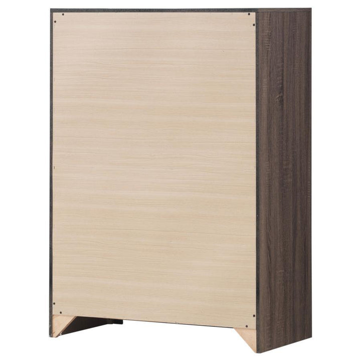 Brantford - 4 - Drawer Bedroom Chest - Barrel Oak Accent Chest modern furniture Contempo Furniture