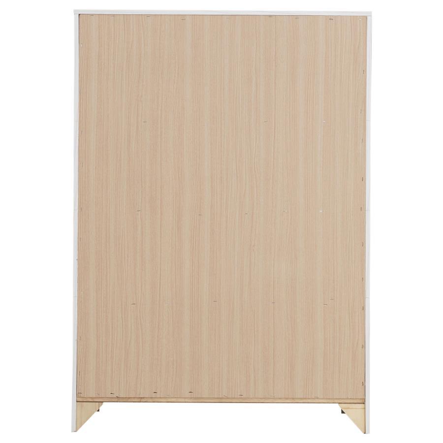 Brantford - 4 - Drawer Bedroom Chest - Coastal White Accent Chest modern furniture Contempo Furniture