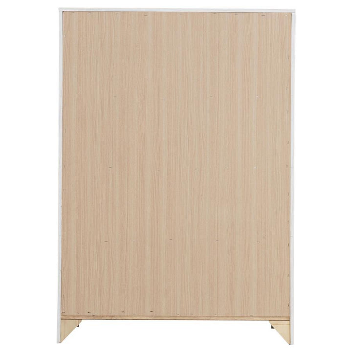 Brantford - 4 - Drawer Bedroom Chest - Coastal White Accent Chest modern furniture Contempo Furniture