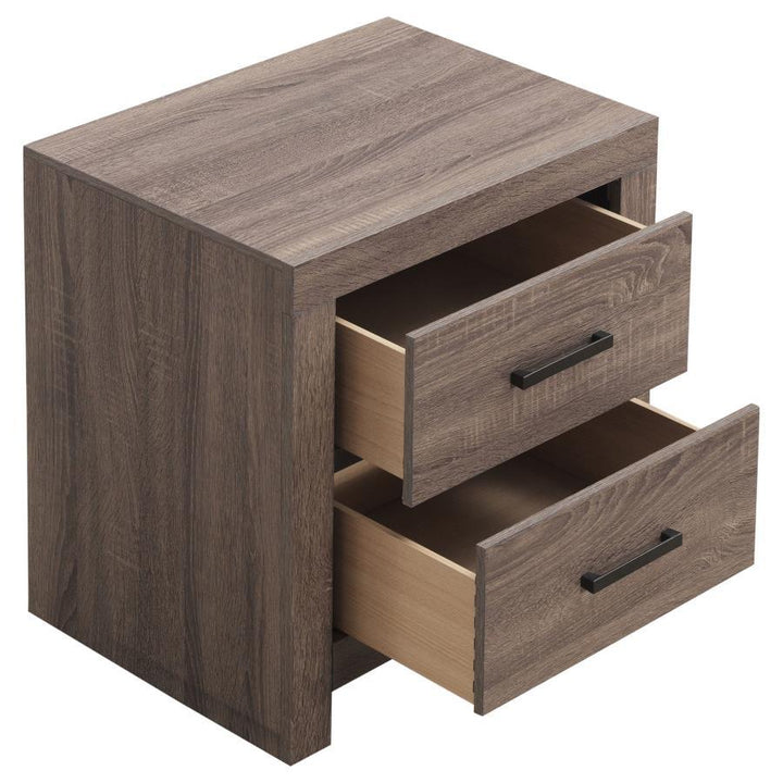 Brantford - 4 Piece Eastern King Bedroom Set - Barrel Oak 4 - Piece Bedroom Set modern furniture Contempo Furniture