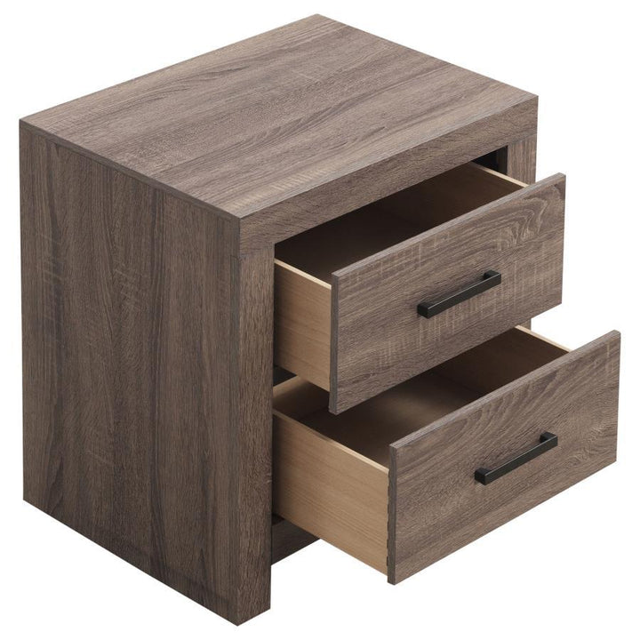 Brantford - 5 Piece Queen Bedroom Set - Barrel Oak 5 - Piece Bedroom Set modern furniture Contempo Furniture