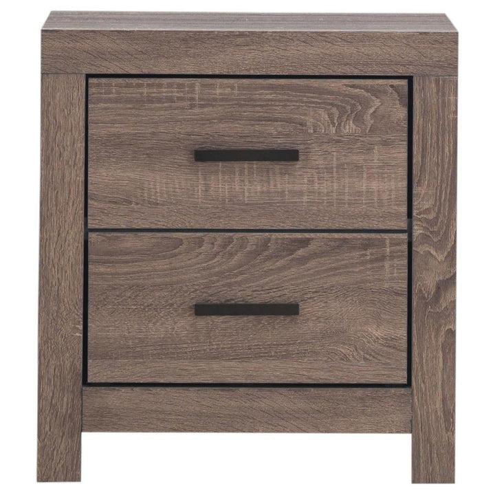 Brantford - 5 Piece Queen Bedroom Set - Barrel Oak 5 - Piece Bedroom Set modern furniture Contempo Furniture