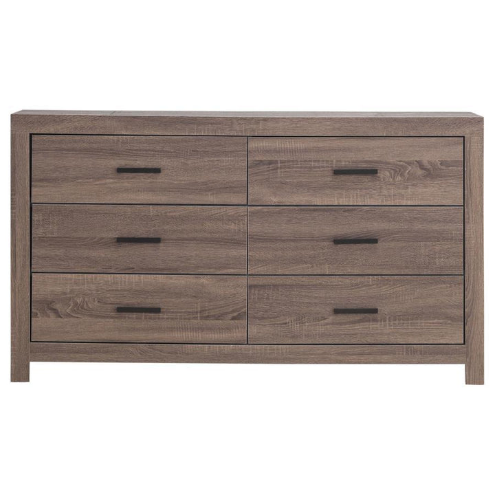 Brantford - 6 - Drawer Dresser - Barrel Oak Dressers modern furniture Contempo Furniture
