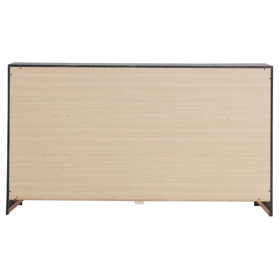Brantford - 6 - Drawer Dresser - Barrel Oak Dressers modern furniture Contempo Furniture
