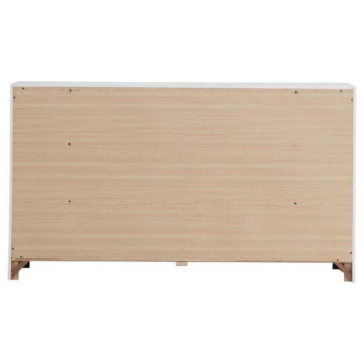 Brantford - 6 - Drawer Dresser - Coastal White Dressers modern furniture Contempo Furniture