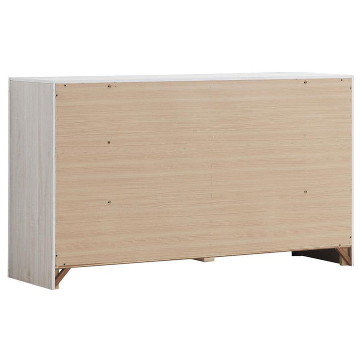 Brantford - 6 - Drawer Dresser - Coastal White Dressers modern furniture Contempo Furniture
