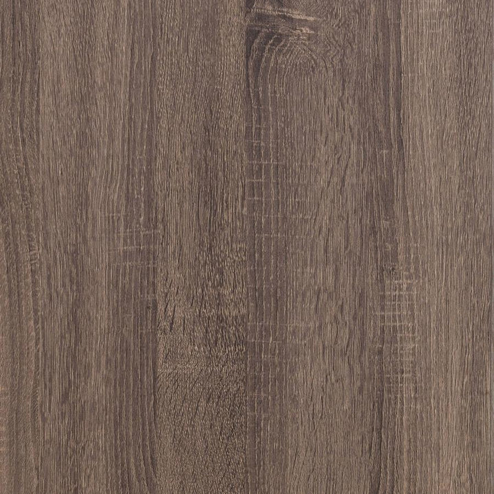 Brantford - 6 - Drawer Dresser With Mirror - Barrel Oak Dresser &amp; Mirror modern furniture Contempo Furniture