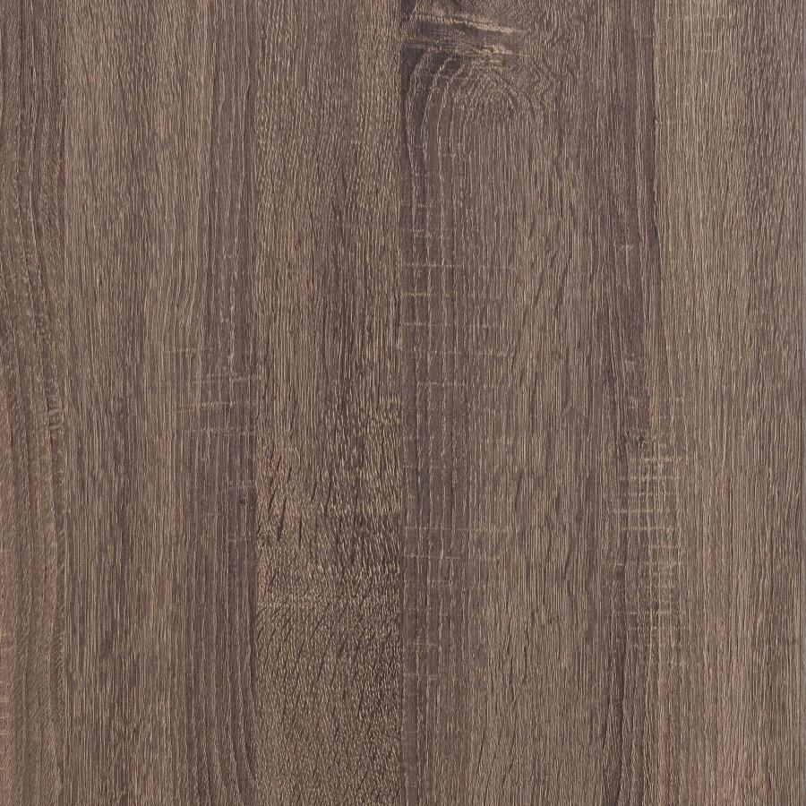Brantford - 6 - Drawer Dresser With Mirror - Barrel Oak Dresser & Mirror modern furniture Contempo Furniture