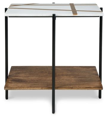Braxmore Accent Table - Light Brown Accent Table modern furniture Contempo Furniture