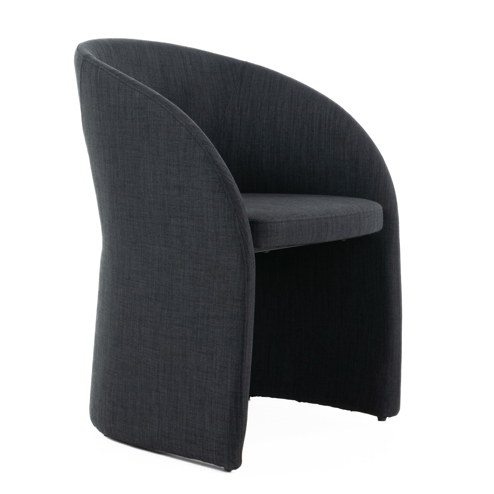 Brea - Charcoal Fabric Dining Chair