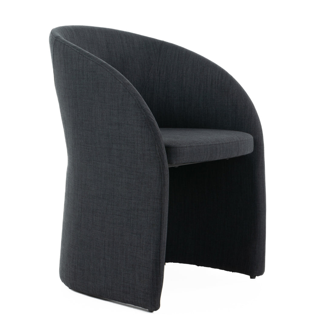 Brea  Charcoal Fabric Dining Chair