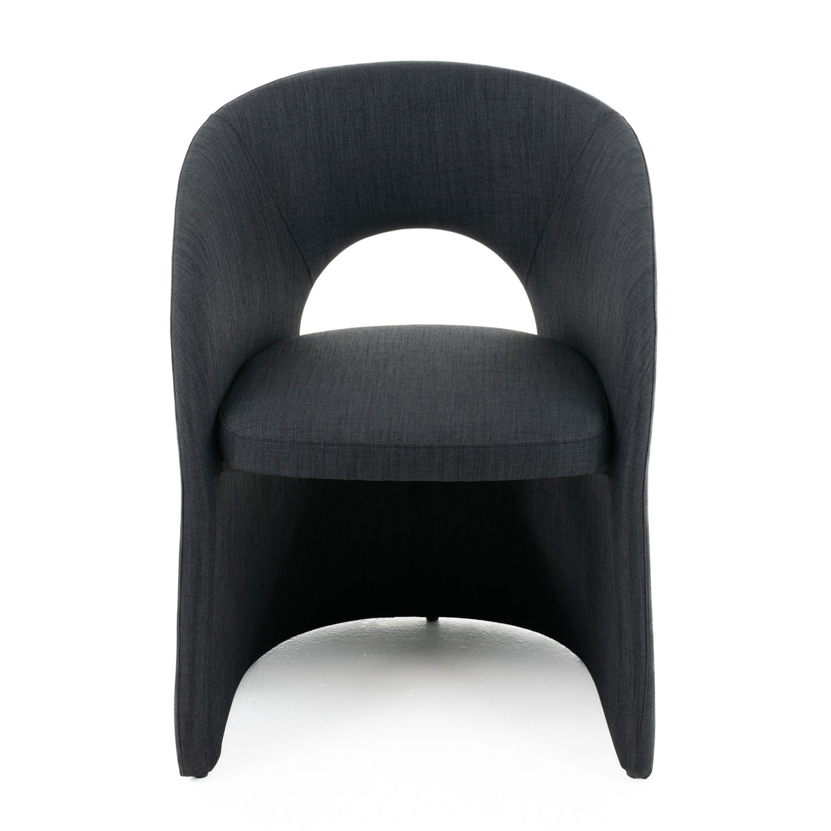 Brea - Charcoal Fabric Dining Chair - View 2