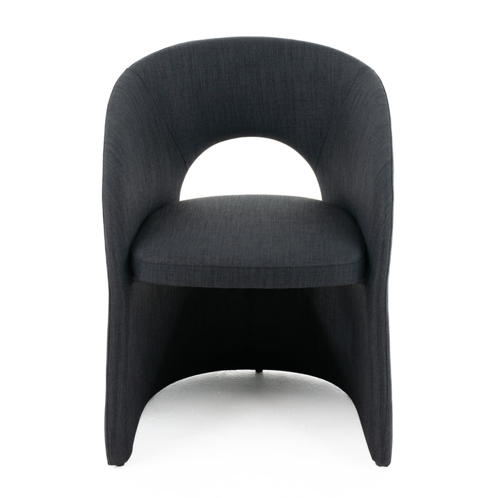 Brea  Charcoal Fabric Dining Chair