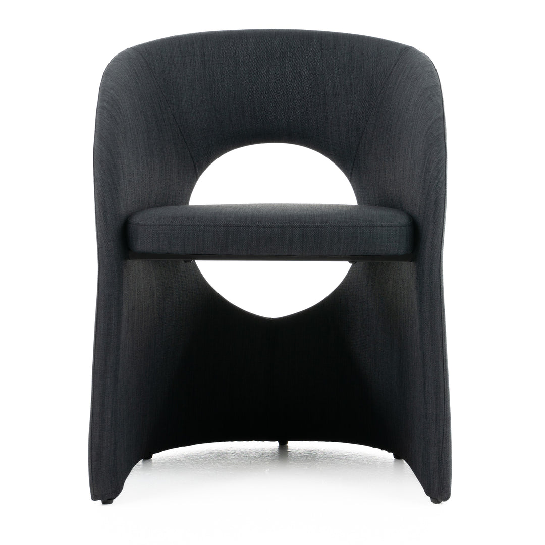 Brea  Charcoal Fabric Dining Chair