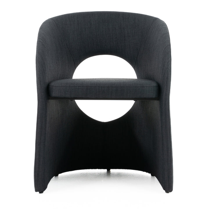 Brea  Charcoal Fabric Dining Chair