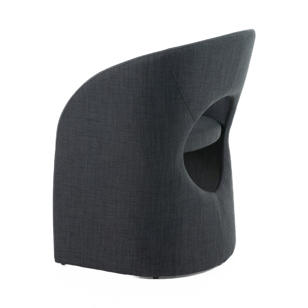 Brea  Charcoal Fabric Dining Chair