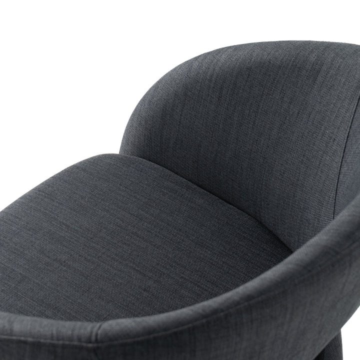 Brea  Charcoal Fabric Dining Chair