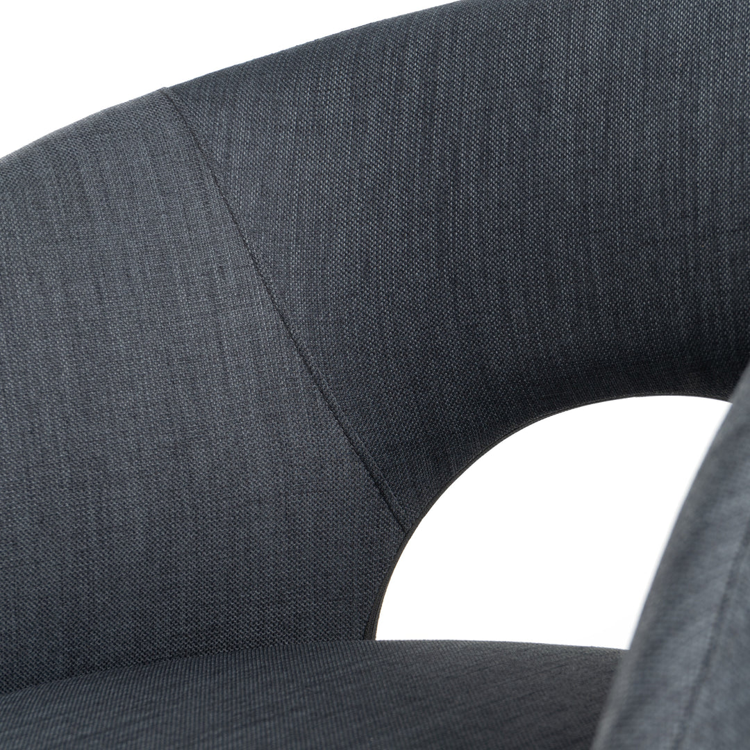 Brea  Charcoal Fabric Dining Chair