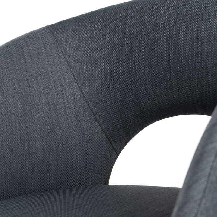 Brea  Charcoal Fabric Dining Chair