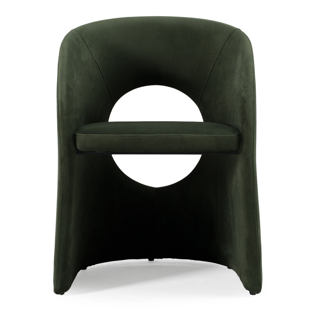 Brea  Modern Dining Green Chair