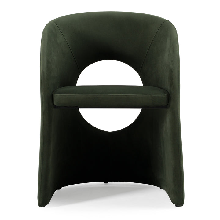 Brea  Modern Dining Green Chair
