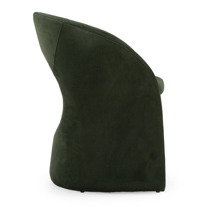 Brea  Modern Dining Green Chair