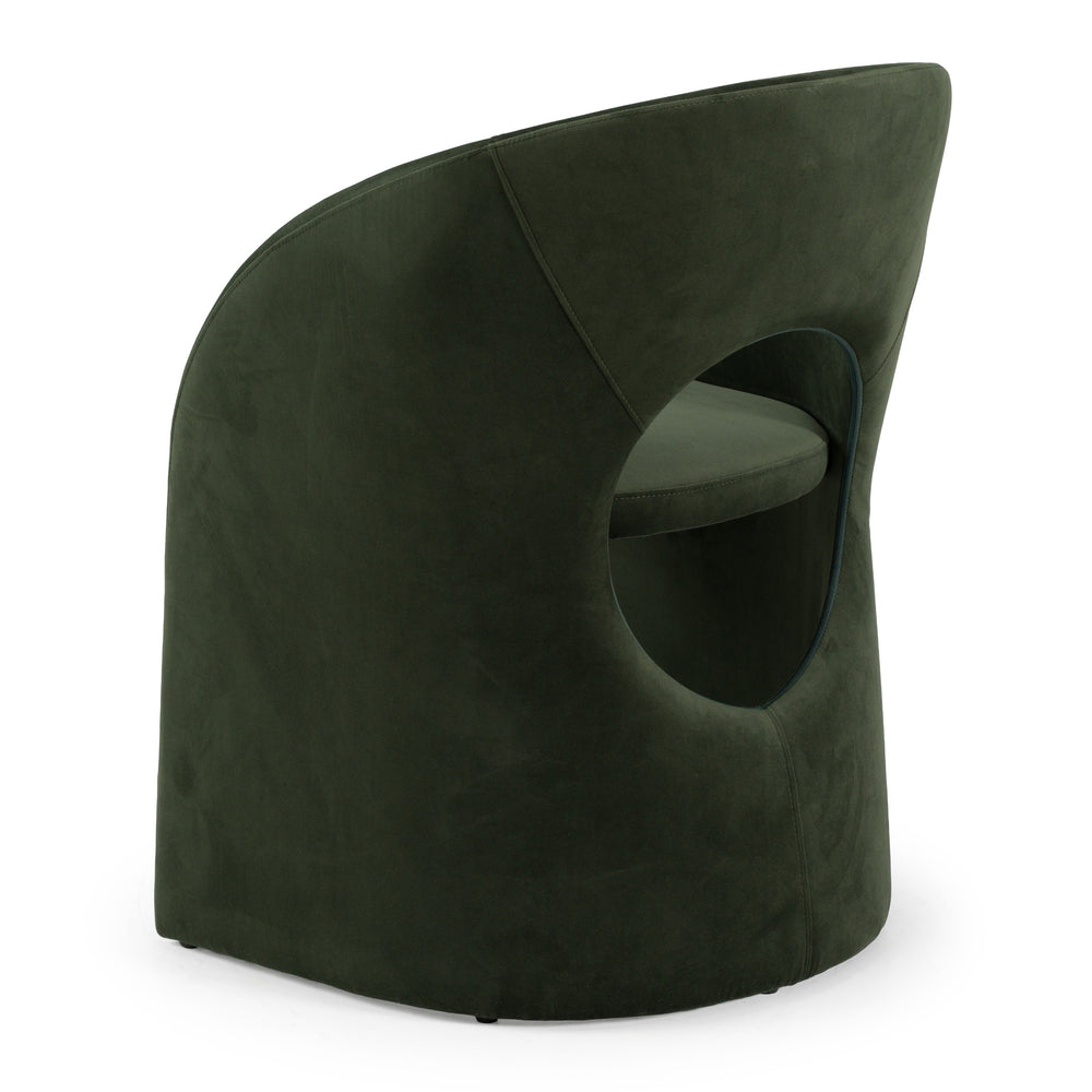 Brea - Modern Dining Green Chair - View 9